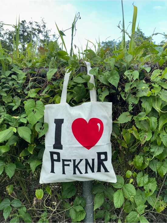 puerto rico Handbags - I Heart PFKNR off White Canvas Tote Bag